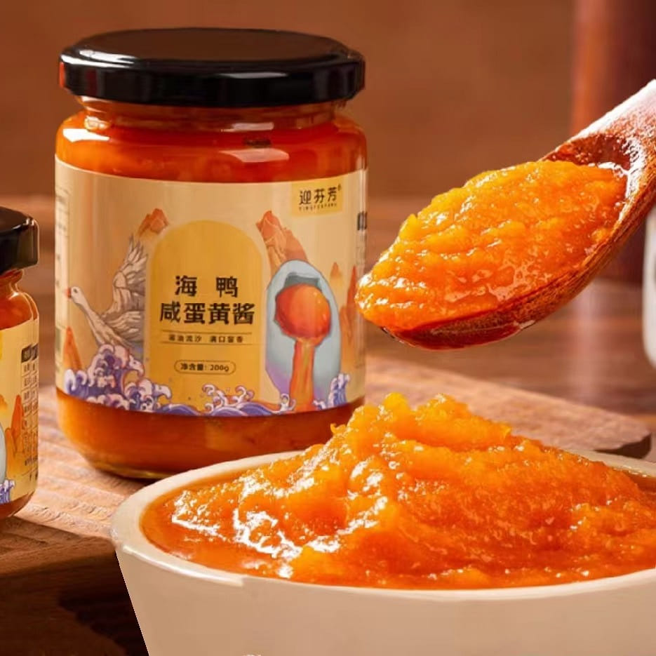 Welcome fragrant sea duck salted egg yolk sauce 200g * 1 bottle thick flowing sand mixed with rice, flour sauce baked sauce breakfast 200 그램