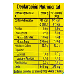 Sabritas Crujitos Chips, Queso and Chili Flavor 120 g