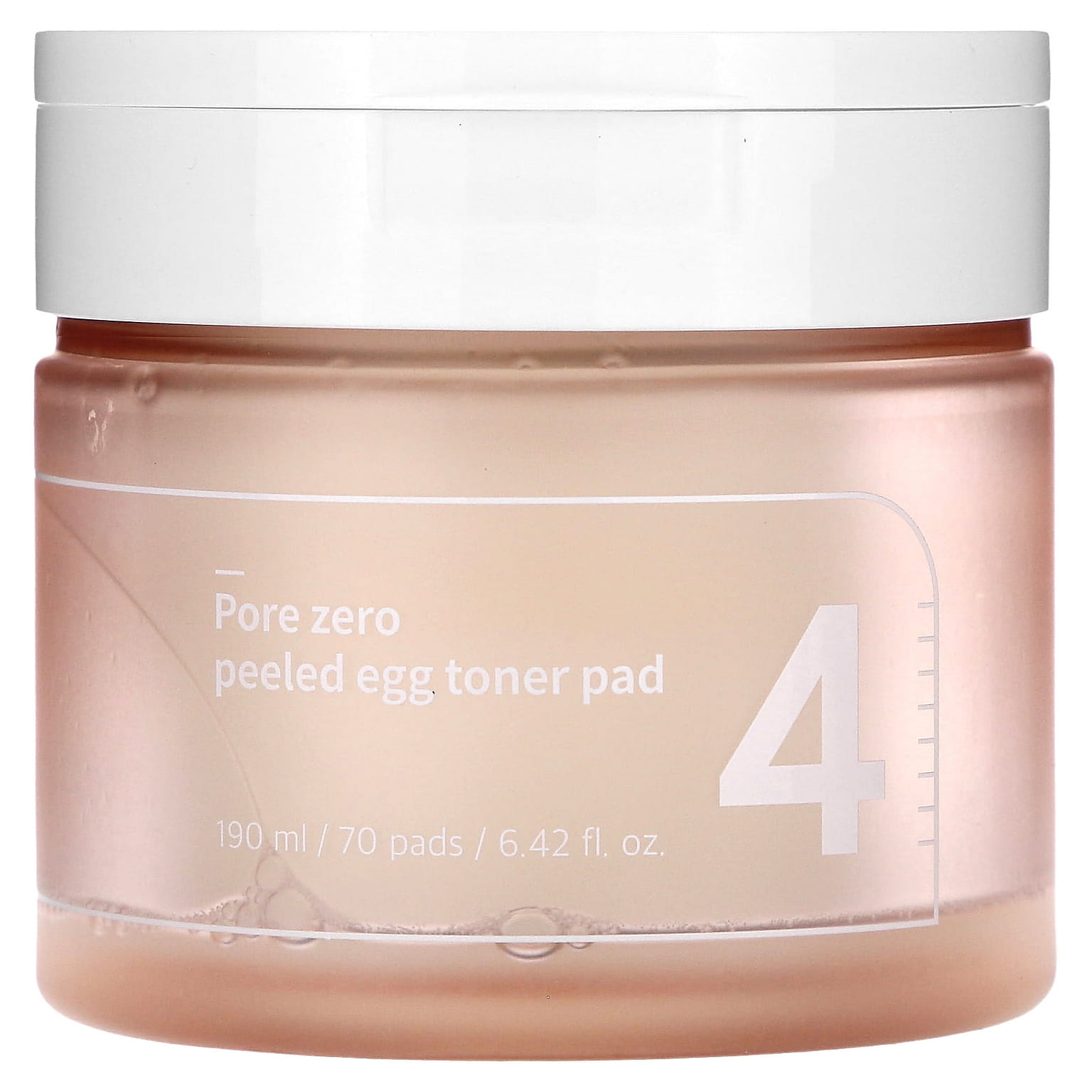 numbuzin No.4 Pore Zero Peeled Egg Toner Pad 190 ml(ミリリットル)