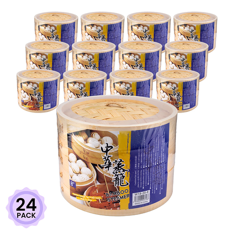 中華せいろ 8inch 1 各*24 パック - Weee!