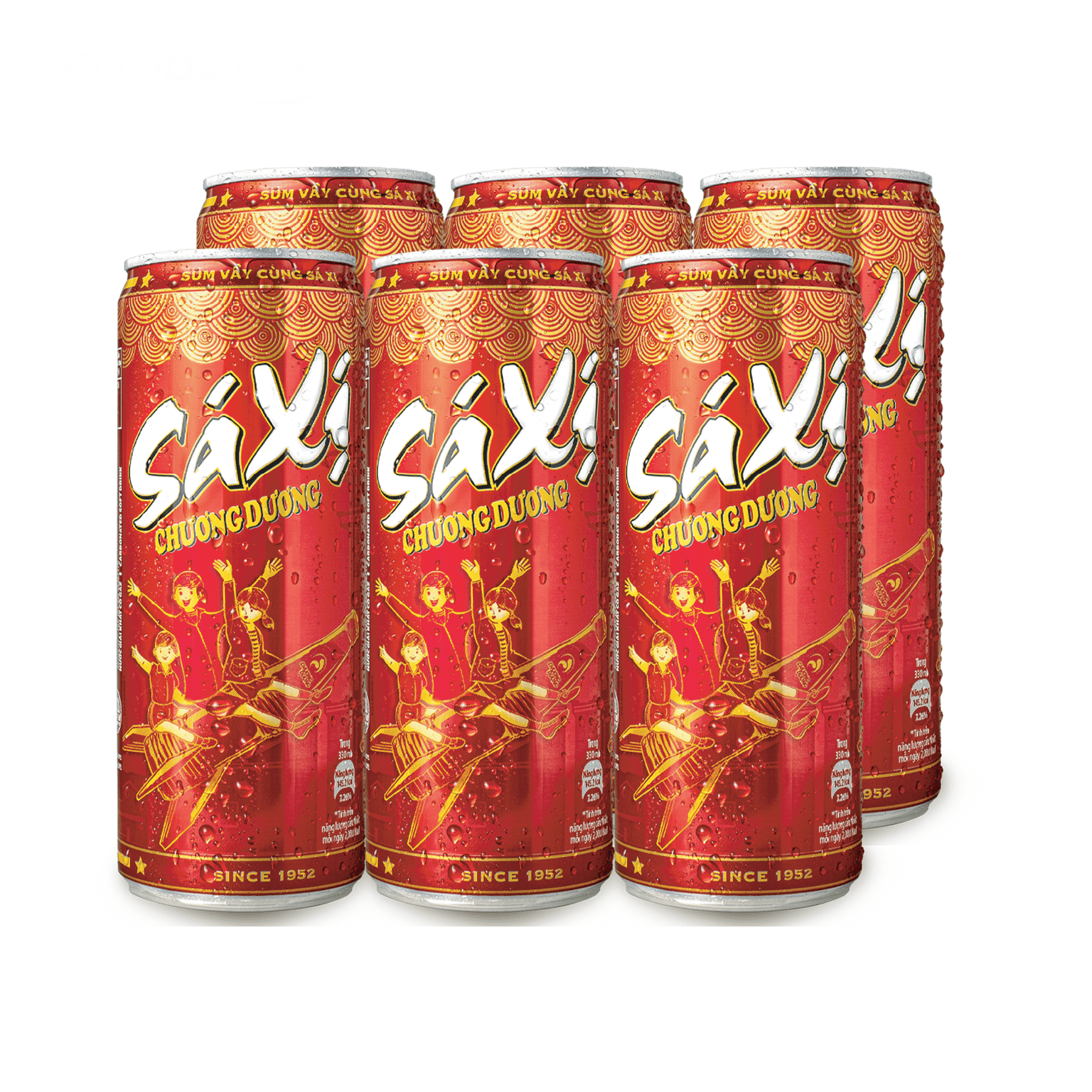 Chuong Duong Sarsi ( Sa xi) 330 ml pack of 6 1 ส่วน