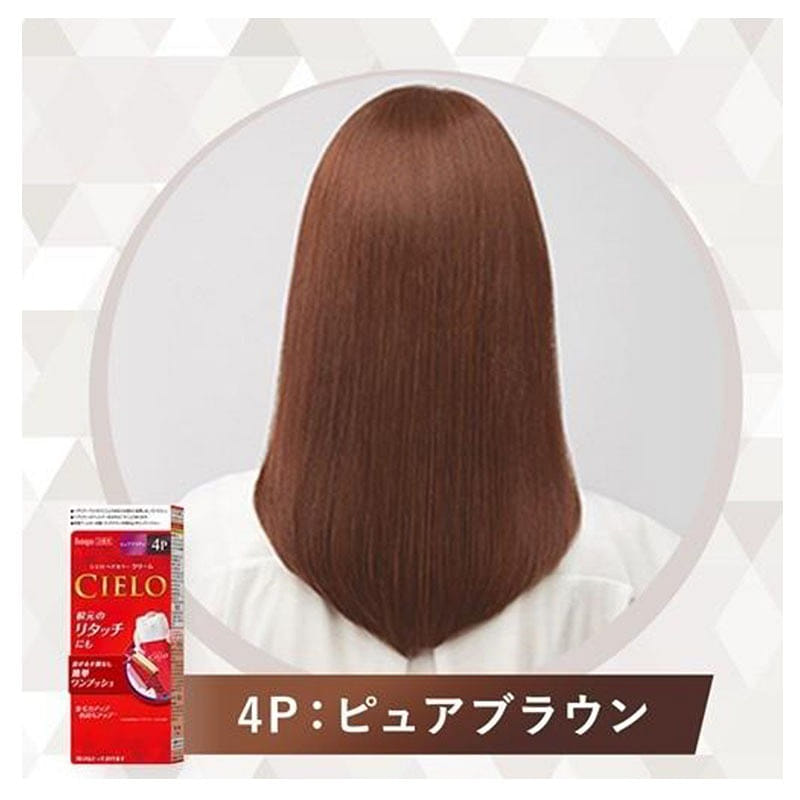 Hoyu Cielo Hair Color EX cream 4P Pure Brown 1 개