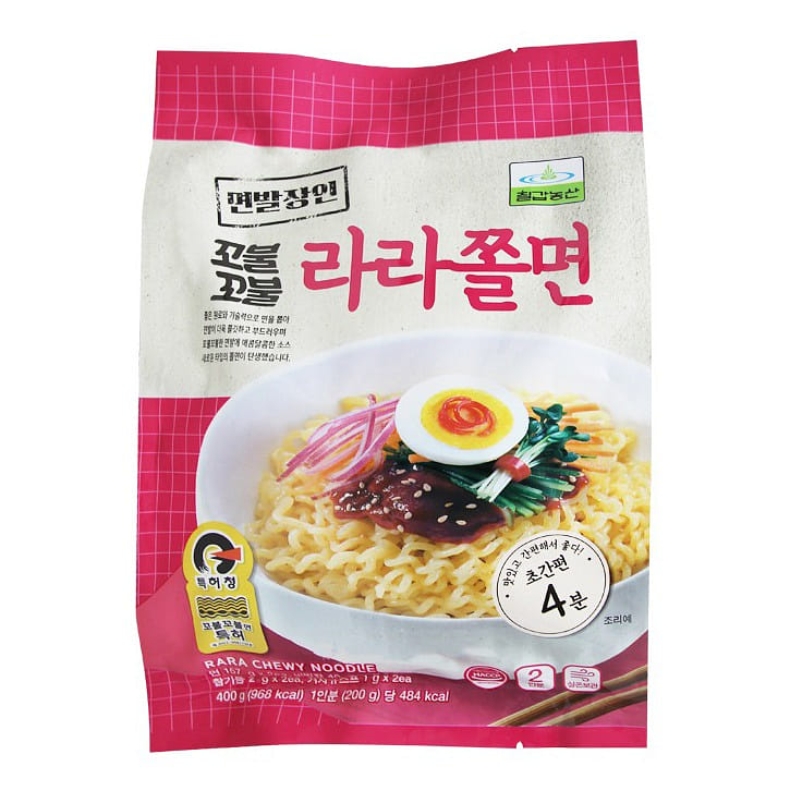 칠갑농산 라라 쫄면 400 그램