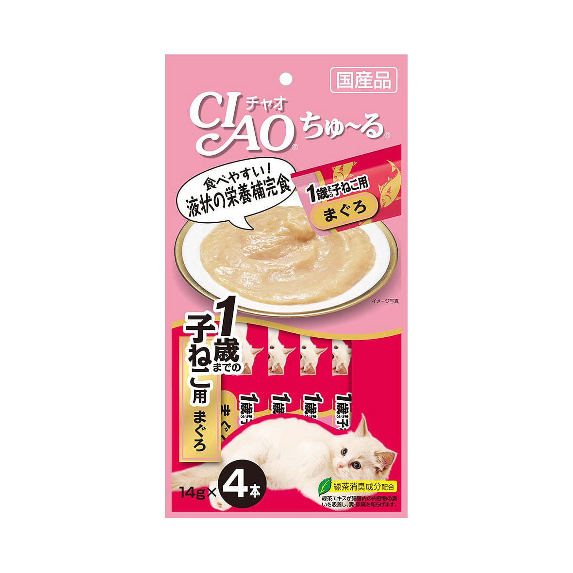 INABA Cat Snacks Tuna 14g*4 Sticks 1 개