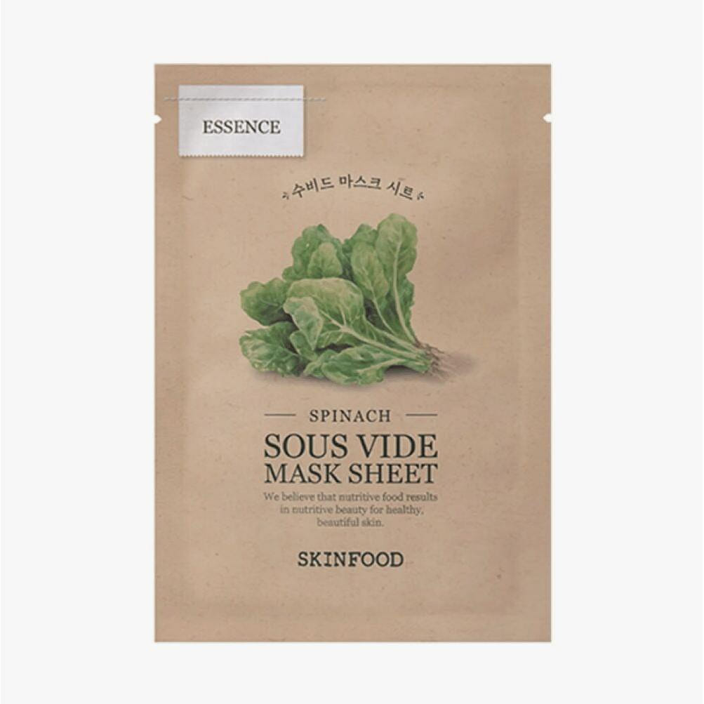 SkinFood Essence Spinach Sous Vide Mask Sheet 1pc 1 each