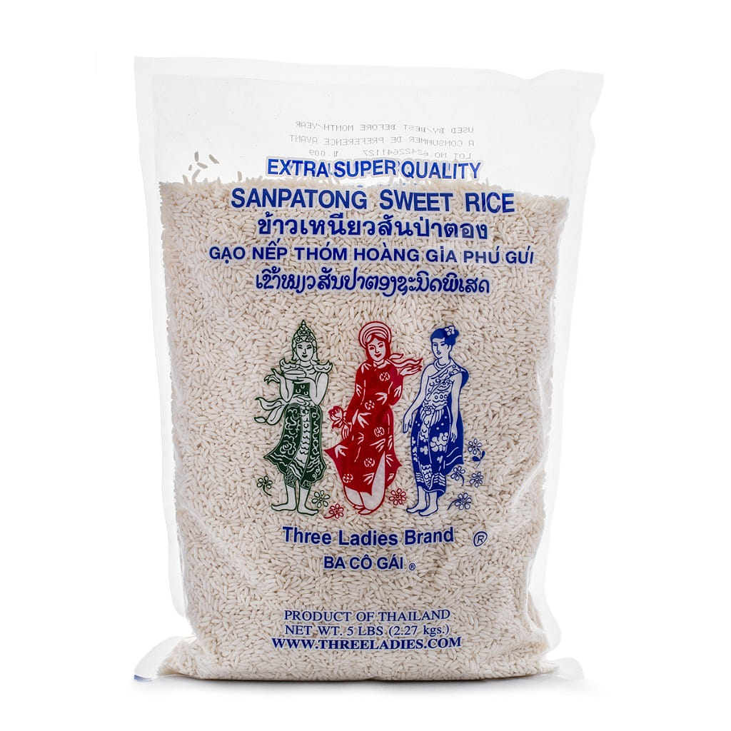 Three Ladies Brand Sweet Rice 5 lb