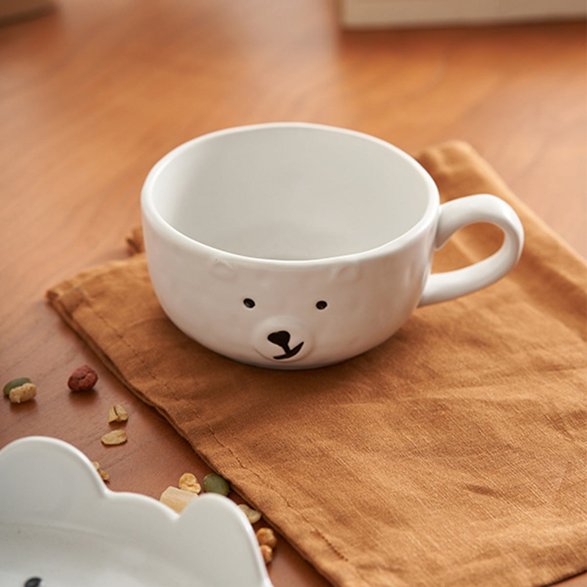 Lovely White Bear Ceramic Mug 1 each