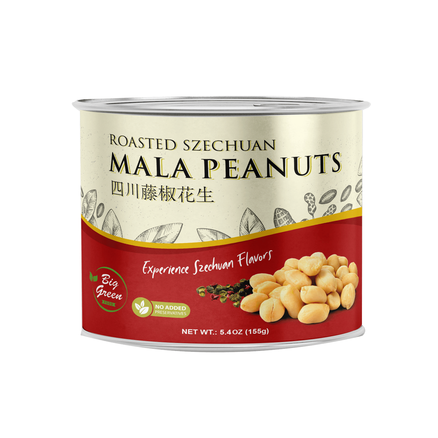 Roasted Szechuan Mala Peanuts 5.4 온스