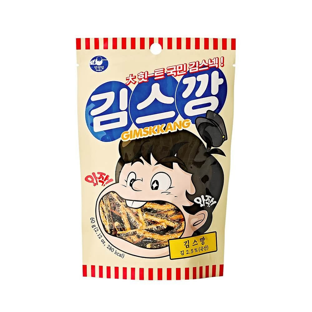 MANJUN Kimskkang Seaweed (Nori) Snack Original Favor 2.99 개