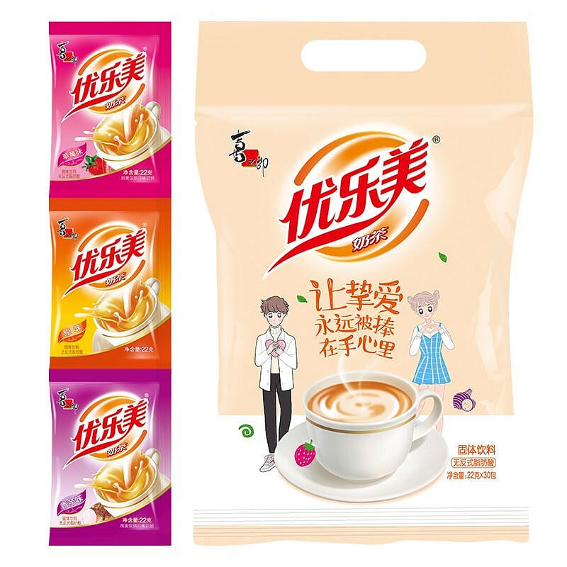 Xizhilang Youlemei Mixed Taste milk tea powder 660 그램