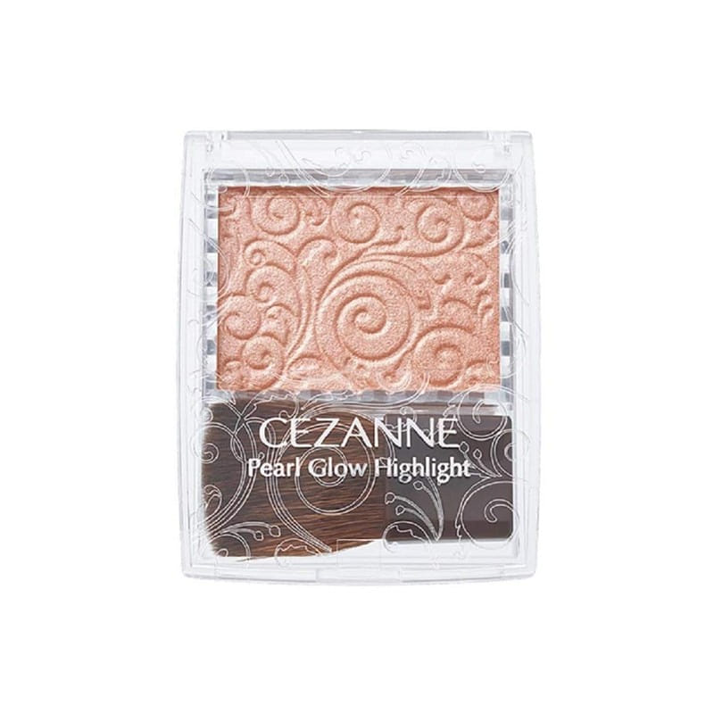CEZANNE Pearlescent Highlighter 02 Rose Beige 2.4g 1 ส่วน