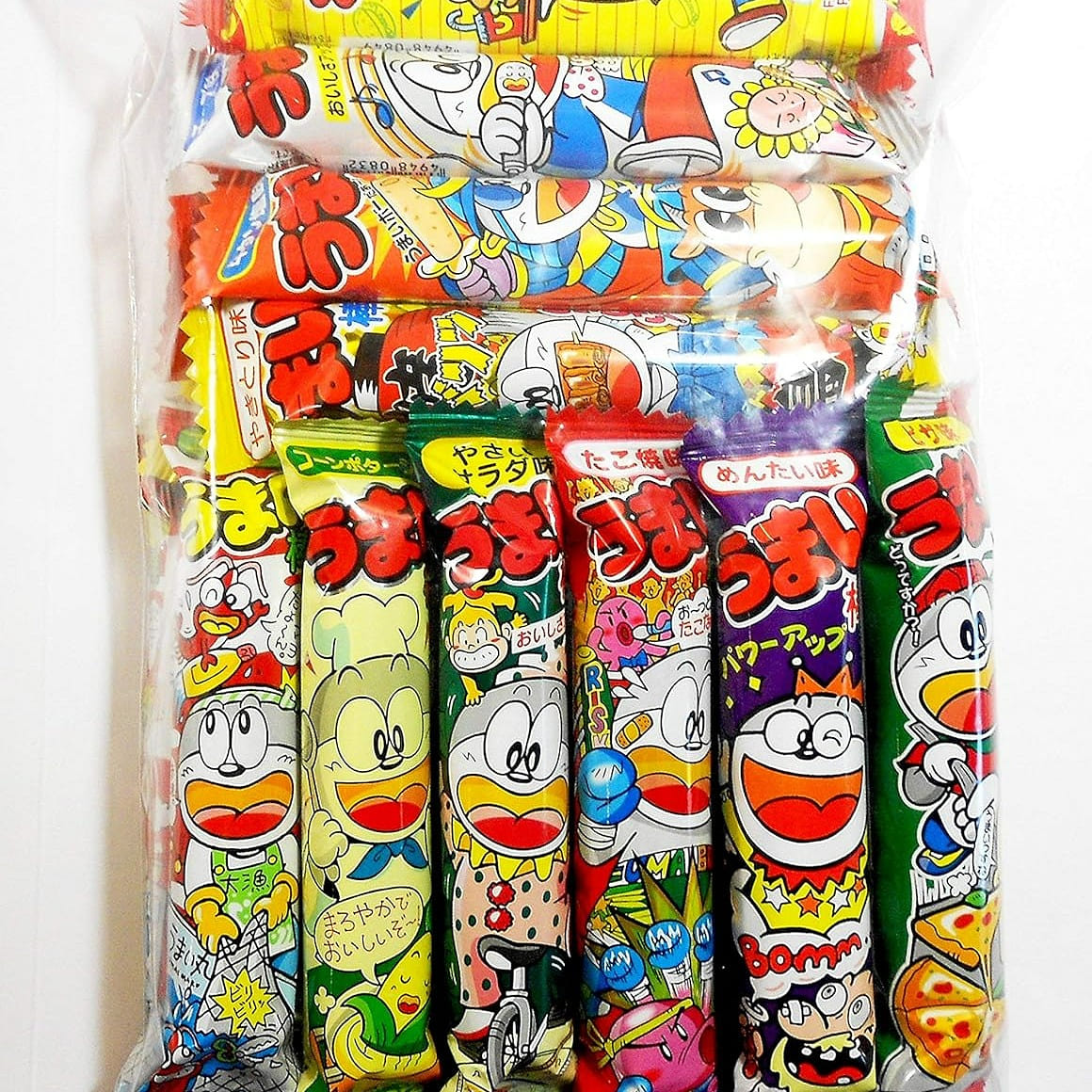Umaibo Japanese Corn Puffed Snacks Variety Pack 10 Flavors (20 packages) 20 개입