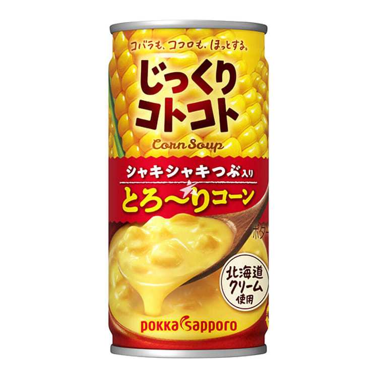 Pokka Sapporo Corn Soup Can 190g - Weee!