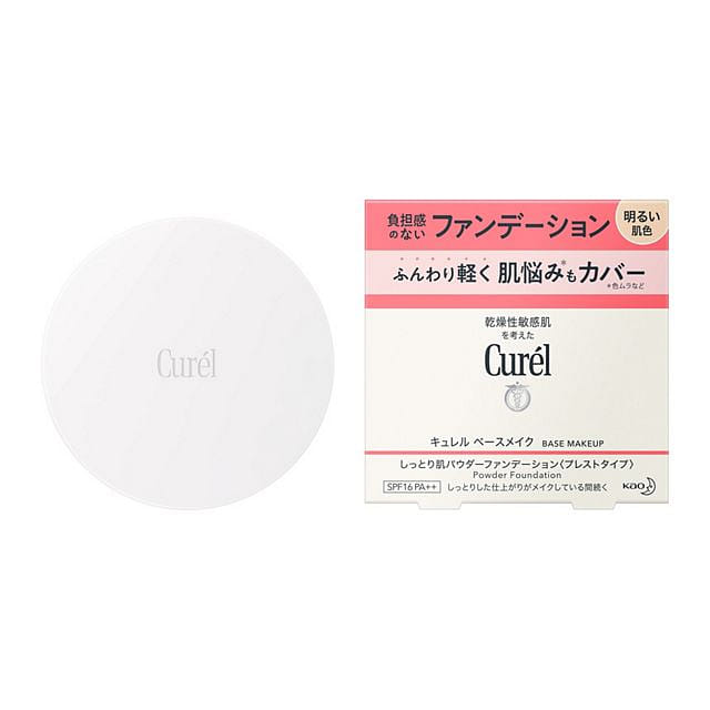 KAO CUREL Powder Foundation Light Skin Tone 8g 1 개