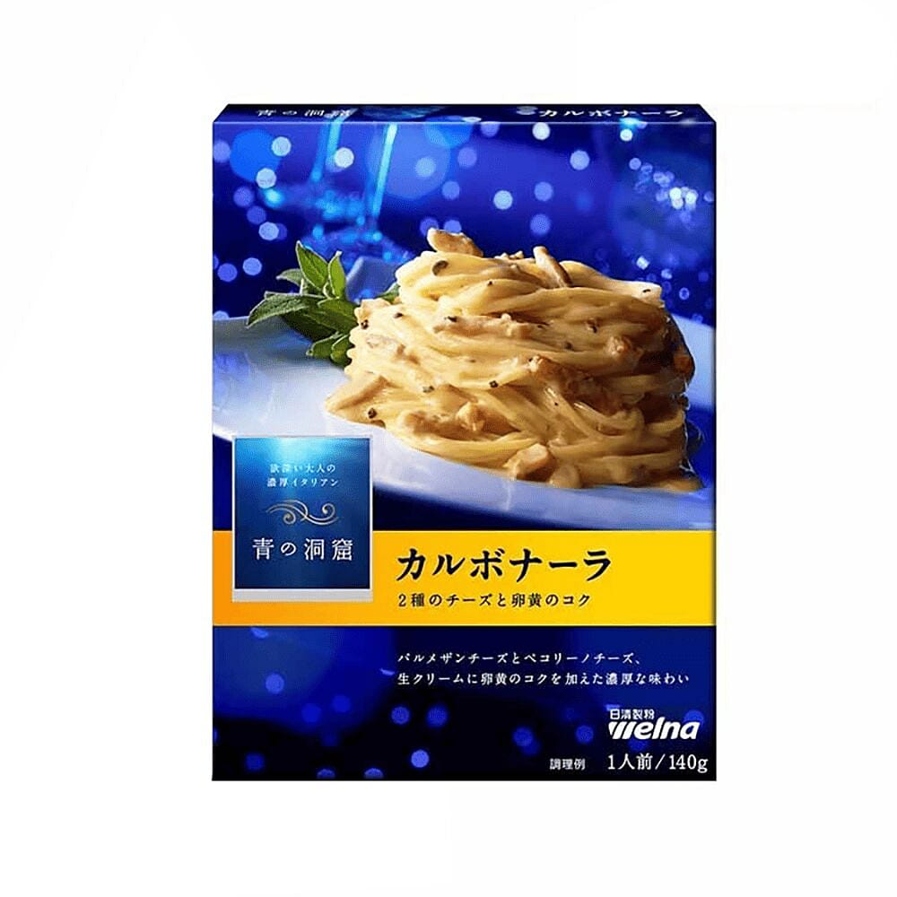 Nissin Welna Blue 2-Cheese Cream Bacon & Egg 140g 1 count