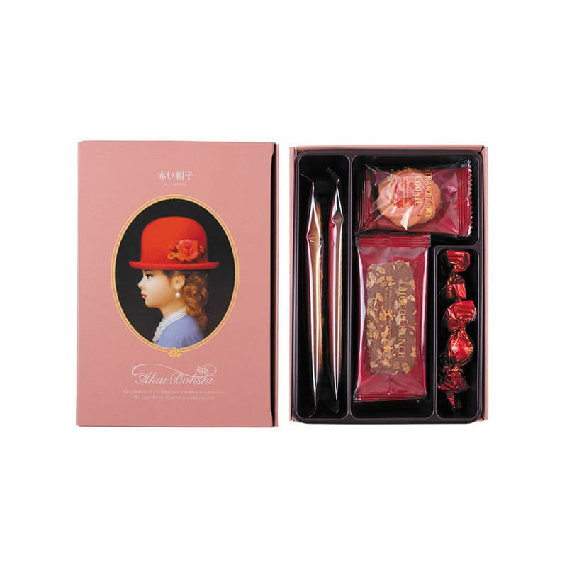 AKAI BOHSHI Assorted biscuits gift box pink 12 pcs 1 개