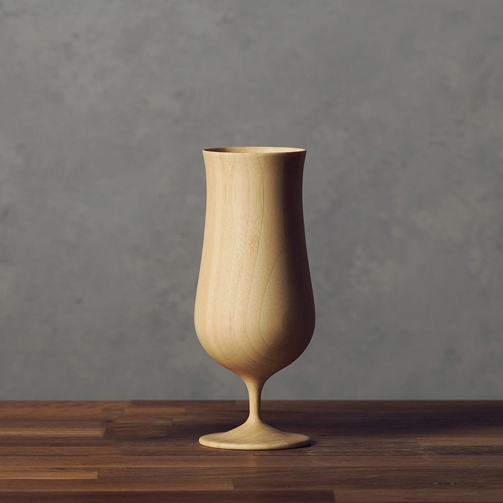RIVERET 竹制啤酒杯 白色 1 份