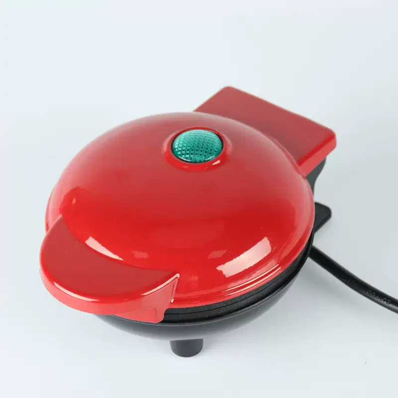Waffle Sandwich Breakfast Maker, Red Heart Edition 1 개입