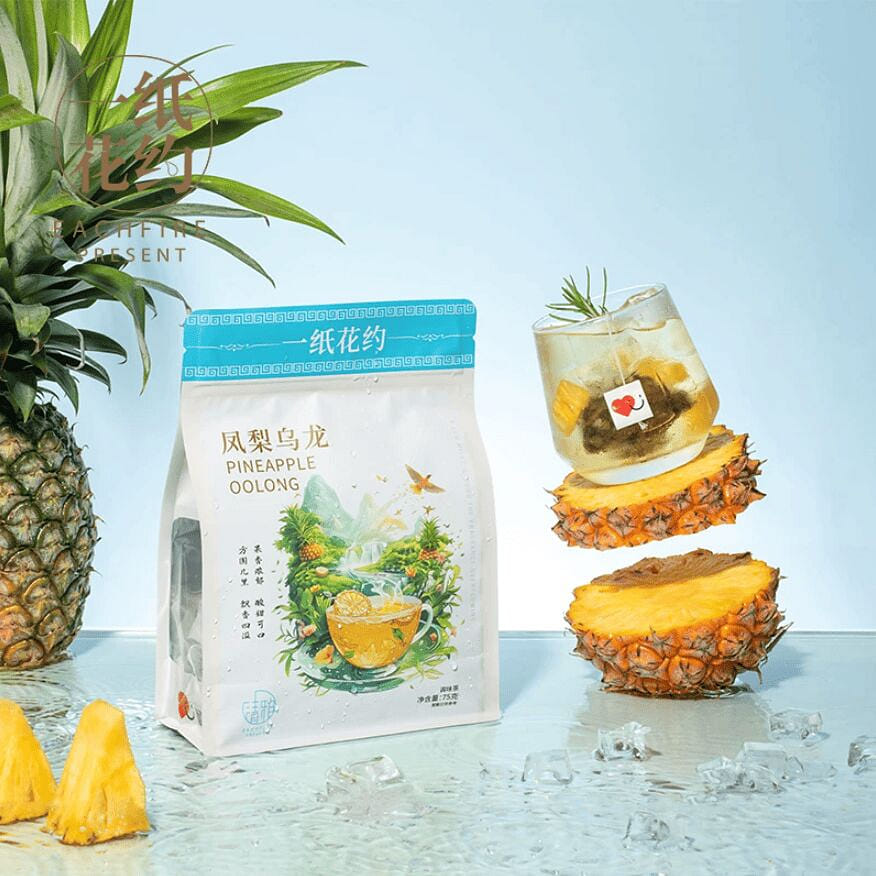 75 grams of pineapple oolong tea per paper flower 75 g
