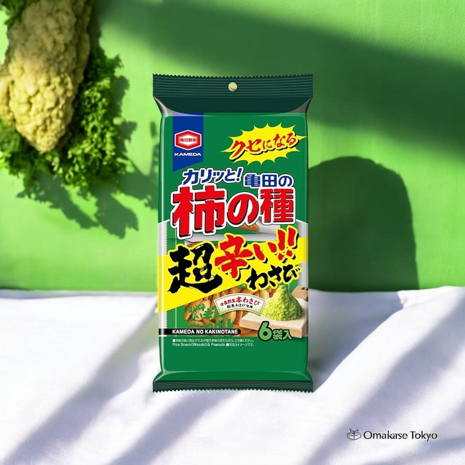 Kameda Kaki no Tane Super Spicy Wasabi 6 Bags 1210 그램