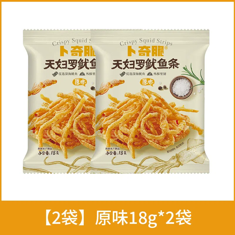 BuqiCrispyTempuraSquidShreddedOriginalFlavor18g*2 36 그램