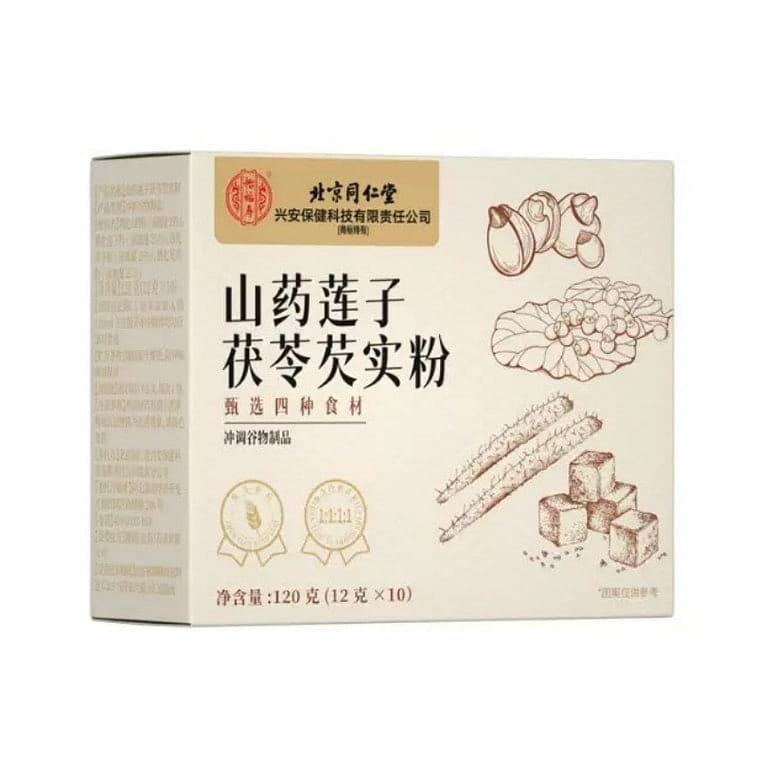 Beijing Tongrentang YamLotus SeedPoriaGorgon 120g 1 bottle