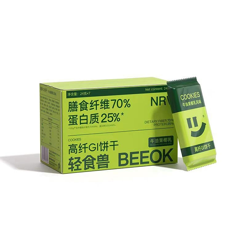 Light Beast Meal Replacement Biscuits Roughage 168g 1 케이스