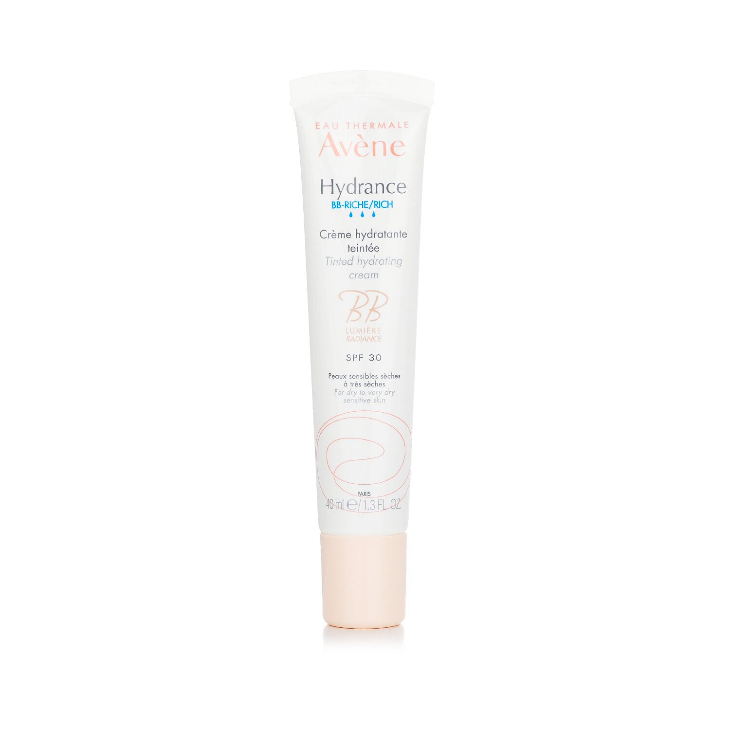 Avene Hydrance BB-RICH Tinted Hydrating Cream SPF 30 - For Dry to Very Dry Sensitive Skin 40ml/1.3oz 40 มิลลิลิตร