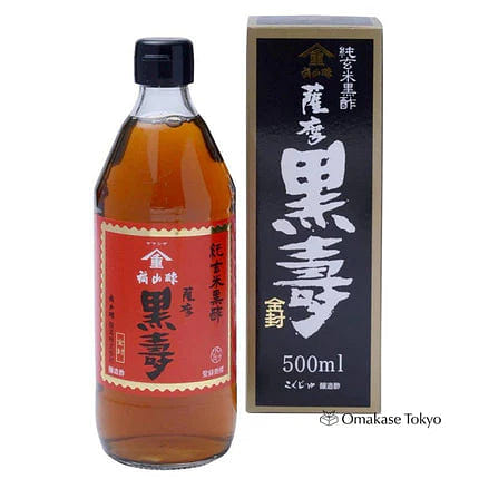 Fukuyamasu Aged Black Rice Vinegar 500ml. 819 그램