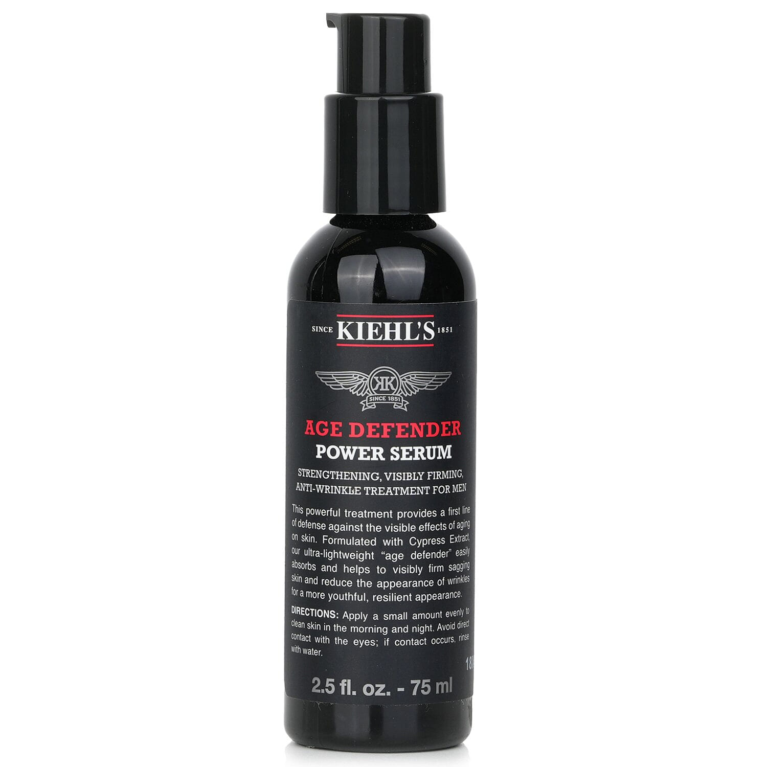 Kiehl's Age Defender Power Serum Strengthening, Visibly Firming, Anti-Wrinkle Treatment For Men 75 ml(ミリリットル)