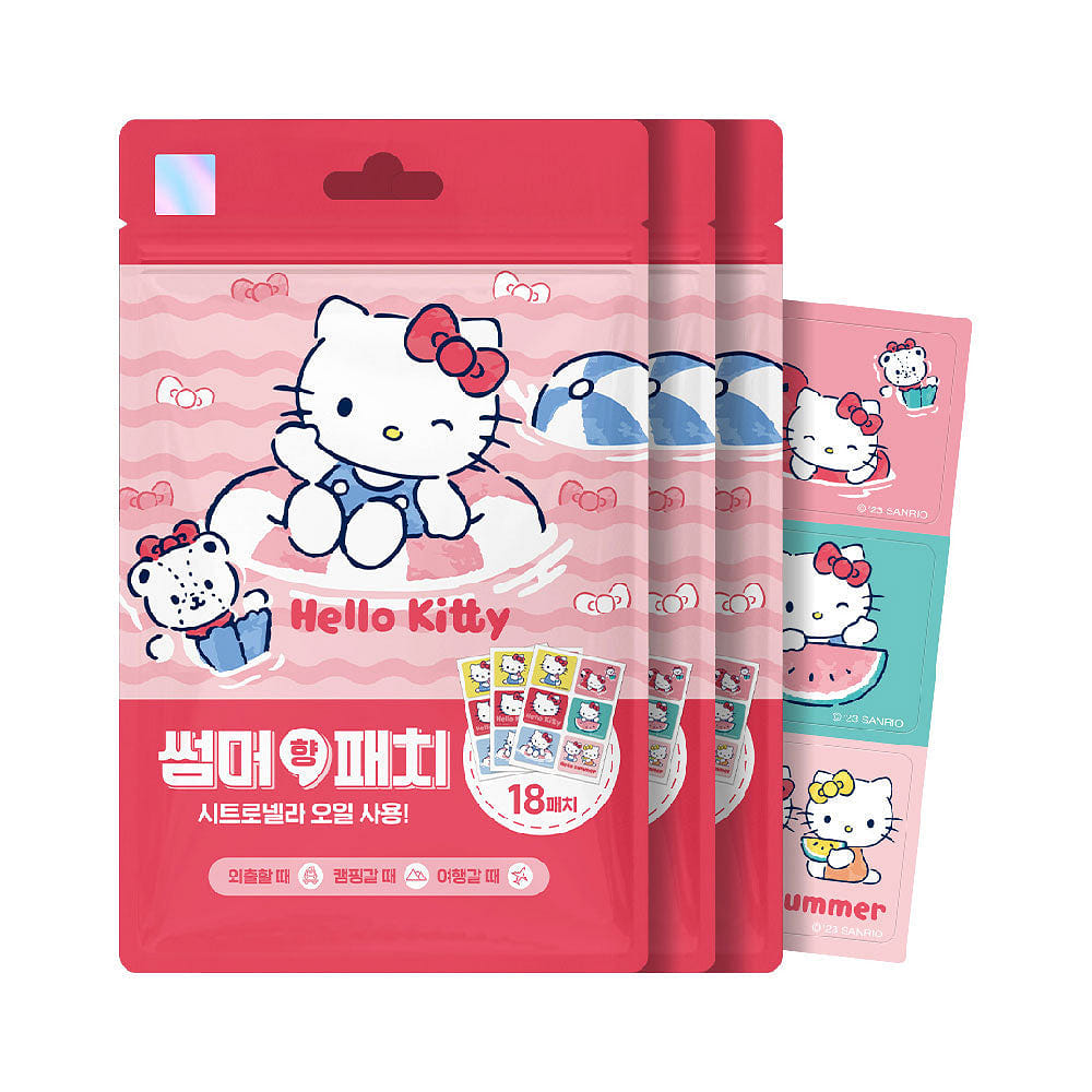 ATEX Hello Kitty Summer Patch 18p x 3 1 each