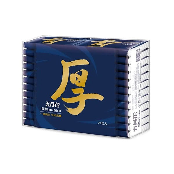 Taiwan MayFlower Extra Thick Facial Tissue 24pcs 408 그램