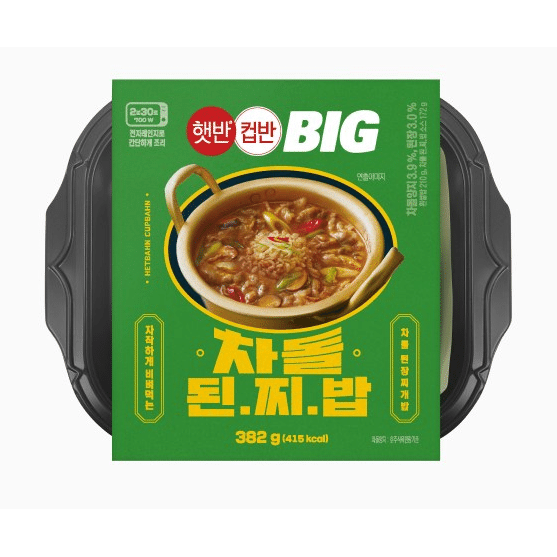 CJ instant rice cup Rice with chadol Beef brisket soybean paste stew 차돌된찌밥 382 g