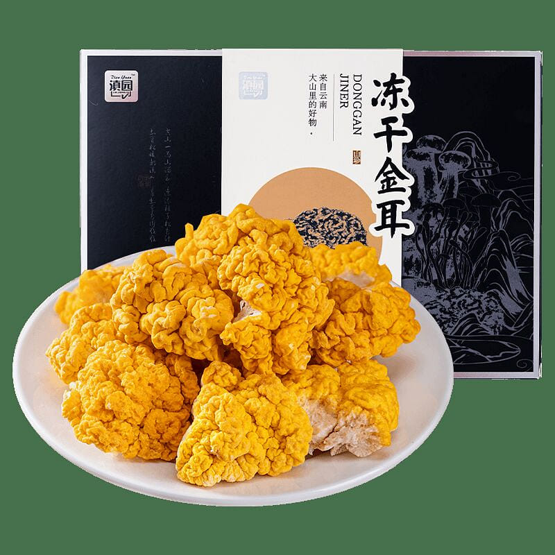 Freeze-Dried Golden Tremella Wild Yunnan Mushroom 50 그램