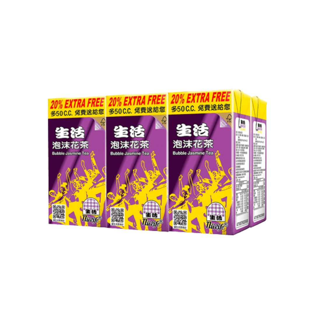 Nulife - Bubble Jasmine Tea -6pcs 300 ml