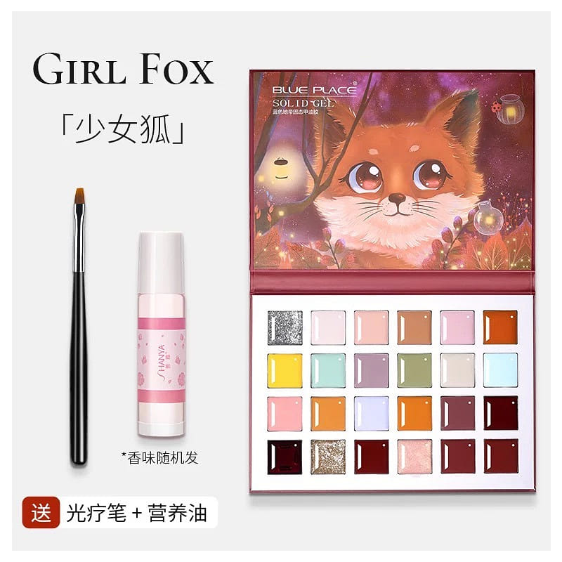 24-color nail gel polish palette#1 1 ส่วน
