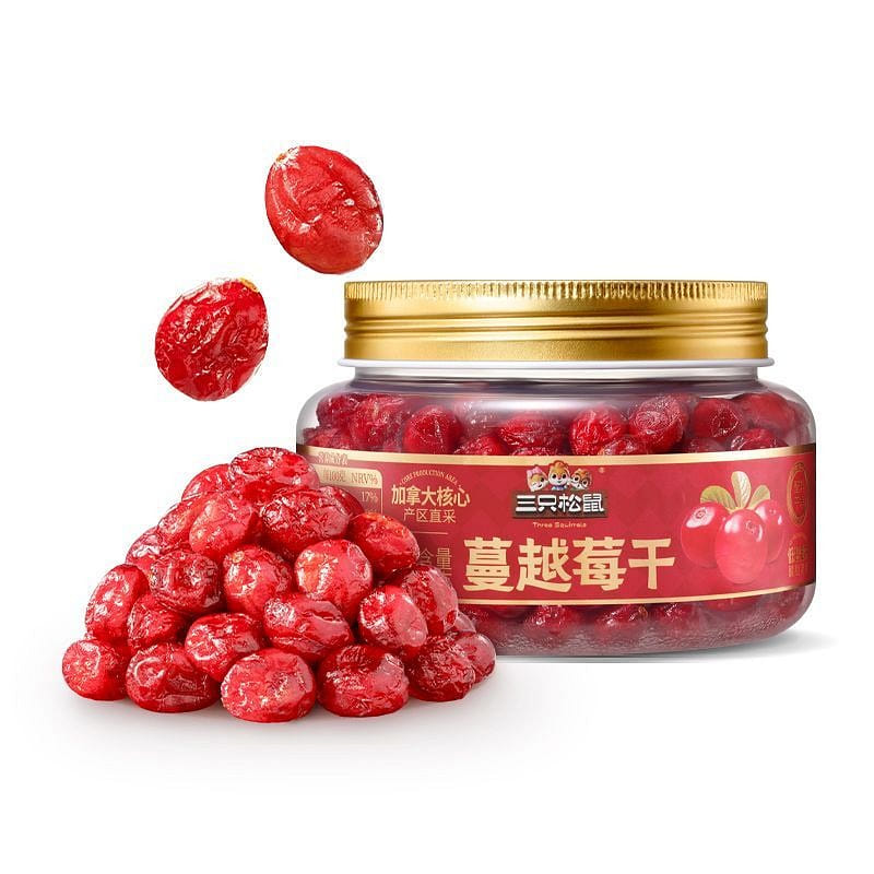 Three Squirrels Dried Cranberries 350g 350 g