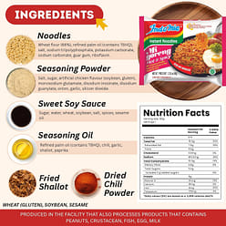 Indomie Mi Goreng Instant Stir Fry Noodle, Instant 1 count*60 pack