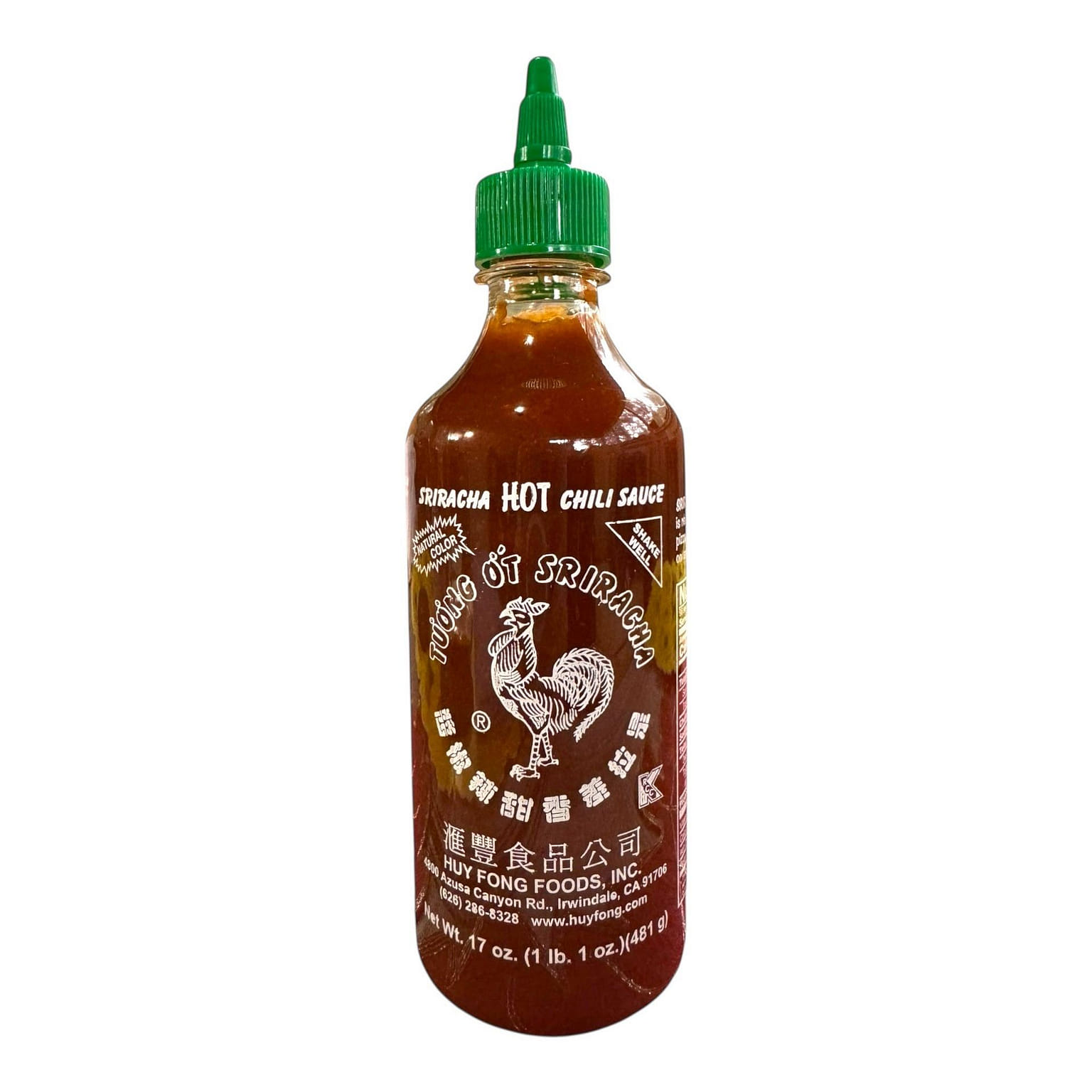Sriracha Hot Chili Sauce Pho Hot Sauce (510ml) 17 액량 온스