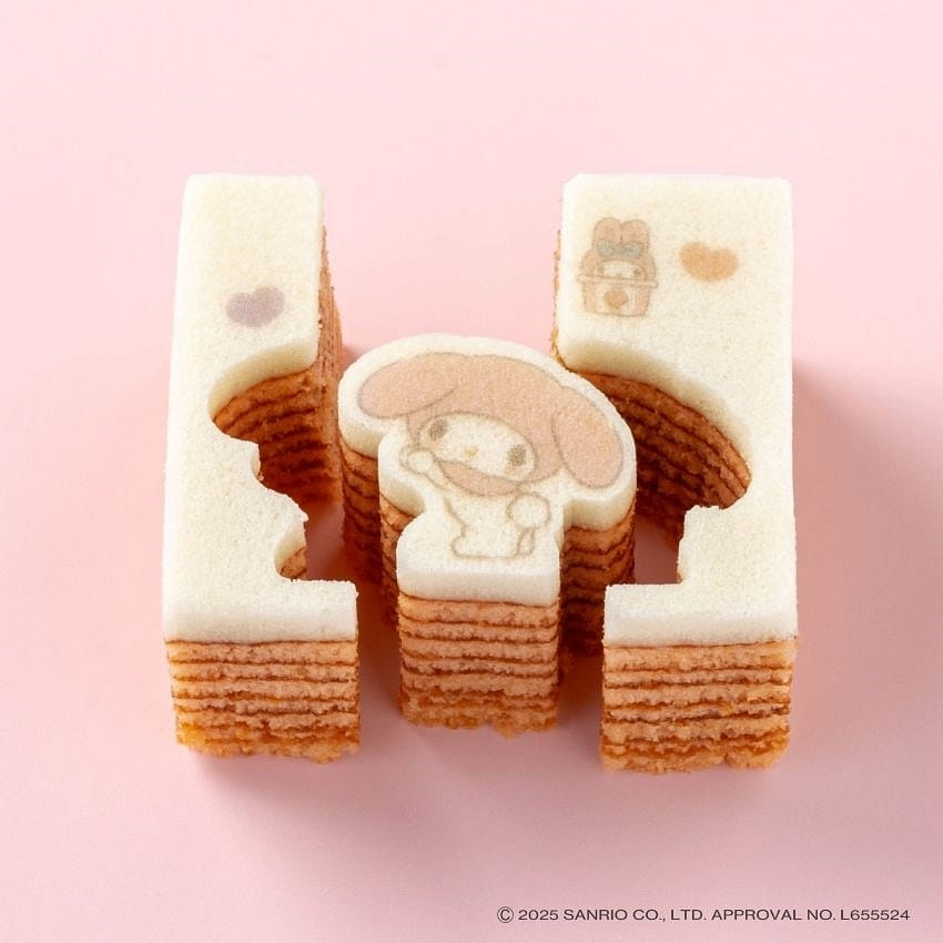 Sanrio Melody Baum Cake Stawberry Flavor 1 ส่วน