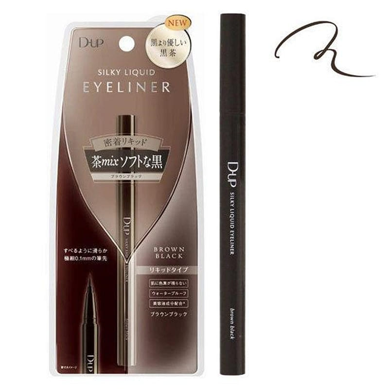 DUP ultra-fine waterproof eyeliner 8g brown black 1 ส่วน