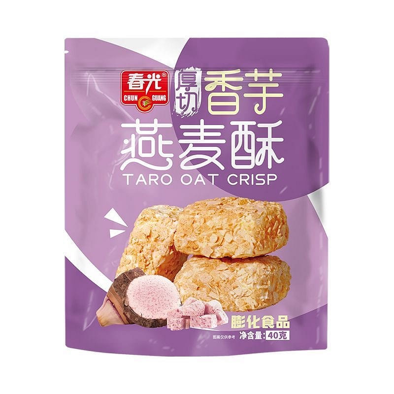 Spring Scenery Thick-Cut Taro Oat Crisp 40 g*2 pack