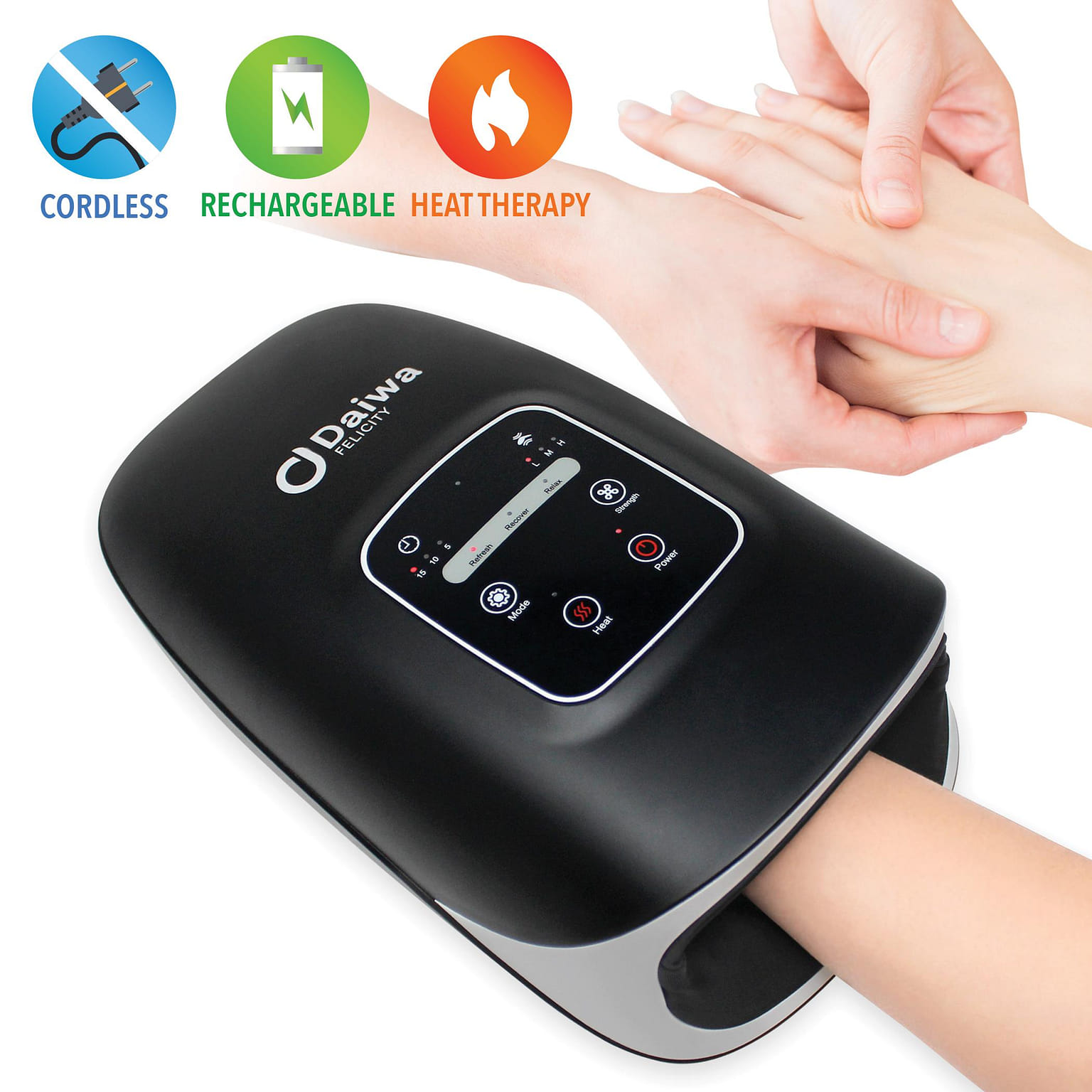 Daiwa Felicity Acupalm Pro Hand Massager Machine 1 ๊ฐ