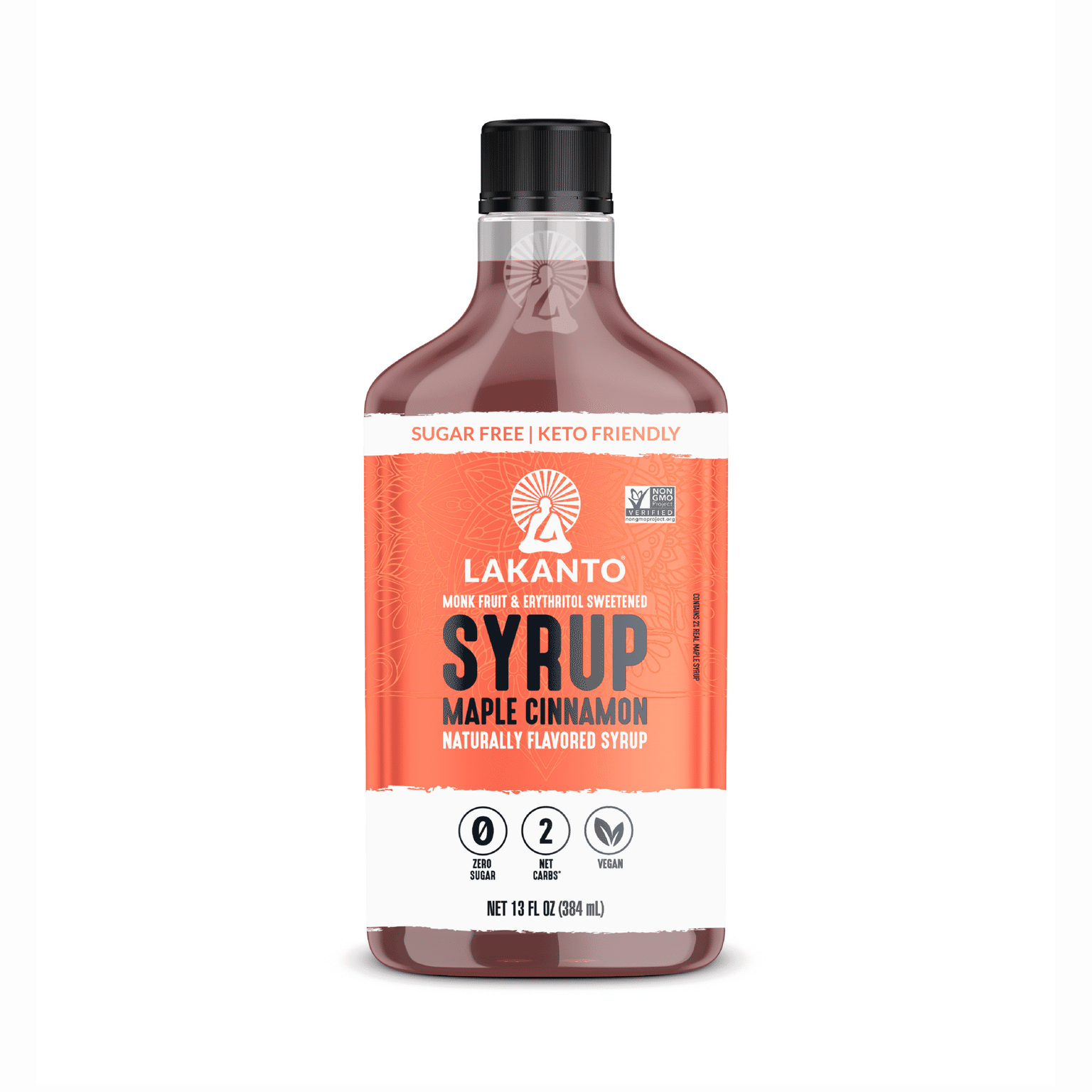 Lakanto Sugar Free Cinnamon Maple Syrup 13 액량 온스