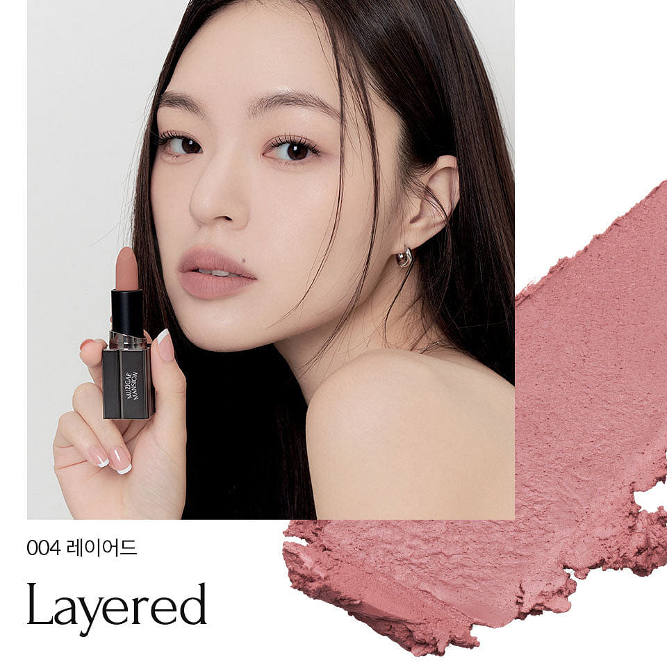 Muzigae Mansion Moodwear Blur Lipstick 004 Layered 1 ส่วน