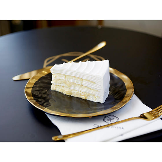 weee_frozen_【Dessert】（Slice) Durian Mille Crepe Cake 1 each