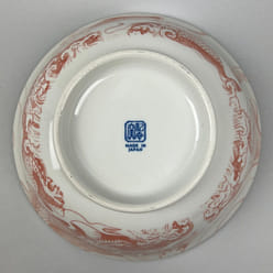 Made-in-Japan Akaryu Ramen Noodle Dragon Bowl - Red, 8" dia., 32 oz 1 each