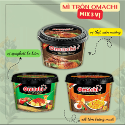 Shrimp, Cheese & Salted Egg Sauce Noodles  OMACHI 105 g