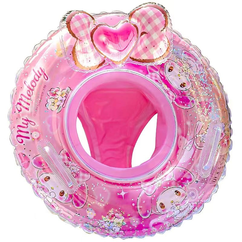 Sanrio Inflatable Pvc Swimming Ring For Kids Sequin Pedest-Melody (Ages 2-4) 1 개