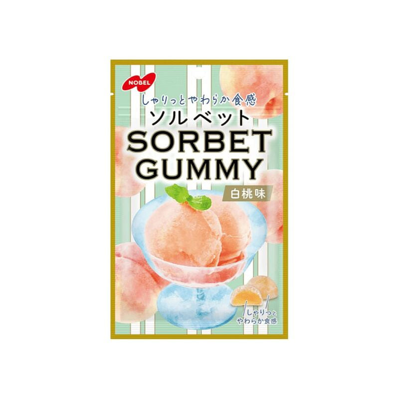Sorbet Gummy White Peach Flavor 50g 1 개
